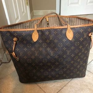 Louis Vuitton neverfull GM hand bag